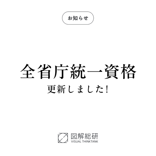 全省庁統一資格を更新しました！